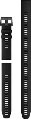 Obrázok produktu pre Silikónový remienok Garmin Quickfit 22 mm, čierny, čierny, univerzálna veľkosť