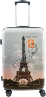 Produktbild von Reisekoffer Paris Hartschalentrolley Eifelturm Mittelgroß Rollen Trolley Bowatex