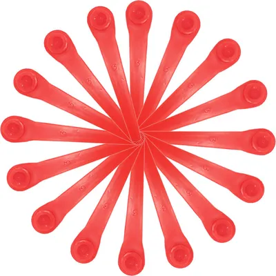 Image de Set de 100 lames en plastique pour coupe-bordures Gardena : pièces de rechange compatibles avec les coupe-bordures sans fil et les coupe-bordures Gardena