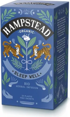 Obrázek produktu pro Hampstead Tea, Bylinný čaj "Dobrou noc", 20 sáčků, 25 g (balení po 12)