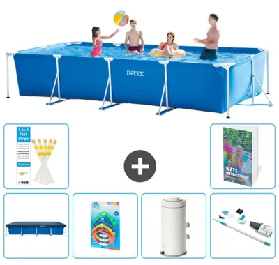 Immagine prodotto di Piscina fuori terra rettangolare - 450x220x84 cm - composta da 5 elementi, modello S95