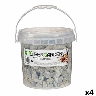 Obrázek produktu pro Dekorační kameny 3 kg světle šedé (4 kusy)