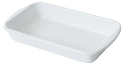 Produktbild von Riess Auflaufform 36x21,5cm Weiß Emaille