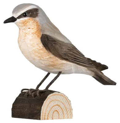 Produktbild von Wildlife Garden DecoBird Steinschmätzer handgeschnitzt