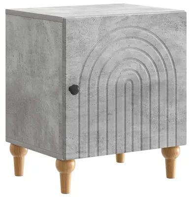 Zdjęcie produktu dla Szafka Nocna Betonowy szary 43 x 34,5 x 50 cm