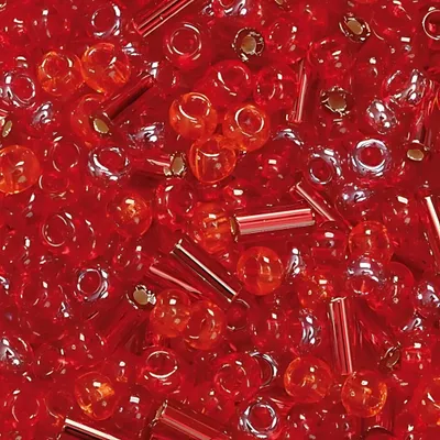 Produktbild von KNORR PRANDELL Böhmische Rocailles-Mix Ø 25 mm Glas rot-gemischt