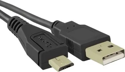 Productafbeelding van Qoltec 50520, 0,1 meter, USB A, Micro-USB B, USB 2.0, Mannelijk/mannelijk, Zwart