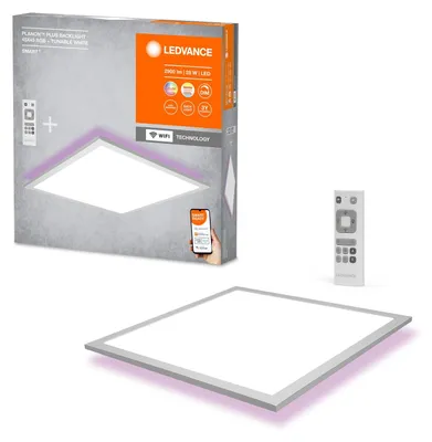 Produktbild von LEDVANCE SMART+ Wifi Planon Plus Backlight, Intelligente Deckenbeleuchtung, WLAN, Weiß, Aluminium, Polycarbonat (PC), 3000 K, 6500 K