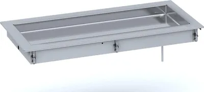 Immagine prodotto di Vassoio per ghiaccio tritato Combisteel GN2/1 in acciaio inox
