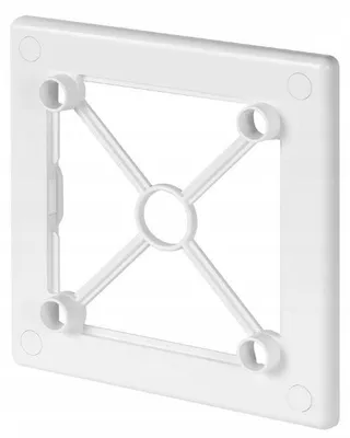 Image de Awenta RW125 : Cadre de grille de ventilation, blanc, diamètre 125 mm