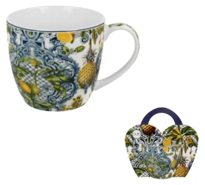 Image de Tasse en porcelaine dans un coffret cadeau Soledad