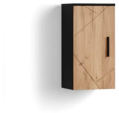 Produktbild von Badschrank Ronco, Goldkraft Eiche/Anthrazit, 30 x 59 cm