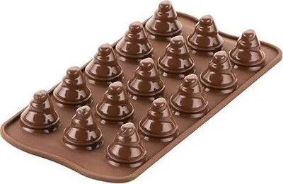 Obrázek produktu pro Silikonová forma na čokoládu stromečky 3D
