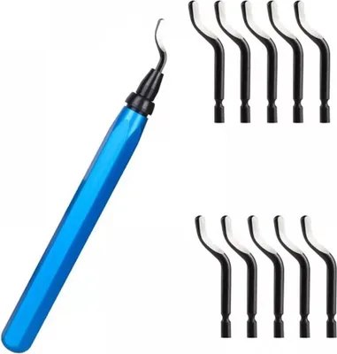 Obrázek produktu pro Profesionální ruční odhrotovač 150 mm Odhrotovač kovu, plastu, dřeva, trubek Odhrotovač trubek