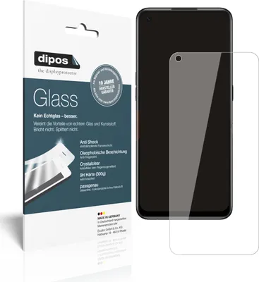 Produktbild von 2x Schutzfolie für Oppo A55s - Anti-Shock 9H Folie dipos Glass Kunststoffglas