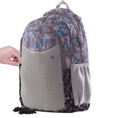 Immagine prodotto di PIXIE CREW Zaino studente creativo grigio-blu