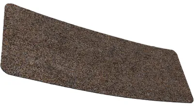 Produktbild von Schuhplatz POET Schuhparkplatz schmal Schmutzfangmatte Unifarben 25x75cm Kräusel Braun Robust