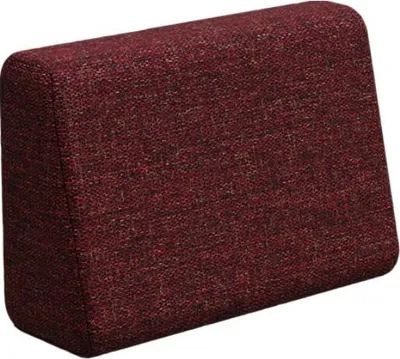 Image de Coussin de palette, coussin de palette, coussin de jardin, PFBG (coussin d'angle 65x35, rouge bordeaux)