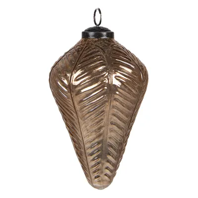 Produktbild von Clayre & Eef Weihnachtskugel XL Ø 10 cm Goldfarbig Glas