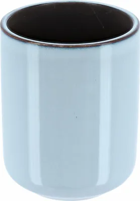 Immagine prodotto di TENDANCE | Portaspazzolino - Portaspazzolino in gres - blu - 350 ml - Portaspazzolino e dentifricio - per il bagno