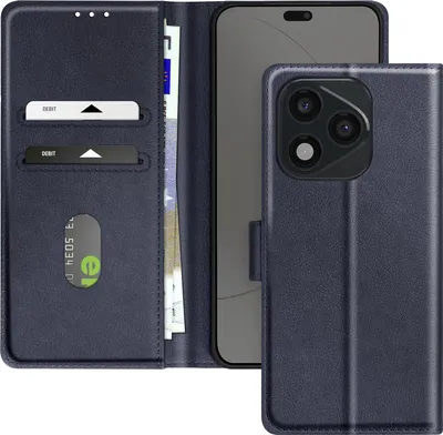 Produktbild von Avizar, Hülle Honor 400 Lite Portemonnaie Videoständer, Nachtblau