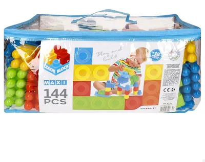 Produktbild von Colorbaby Maxi Set Bauspiel 144 Stücke Mehrfarbig Kinder Mehrfarbig One Size