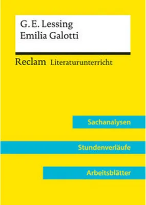 Image de Gotthold Ephraim Lessing: Emilia Galotti (Lehrerband)
