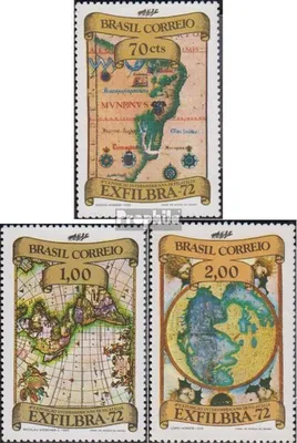 Produktbild von Briefmarken Brasilien 1972 Mi 1333-1335 (kompl.Ausg.) un Briefmarkenausstellung