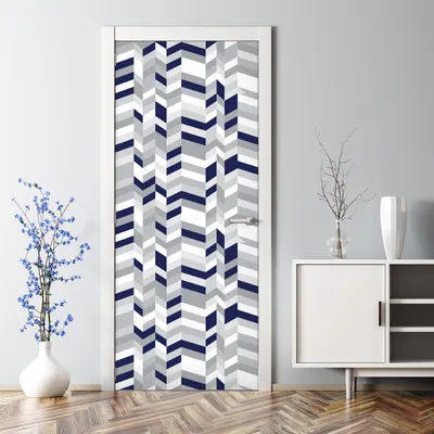 Produktbild von Dekorative Türposter Aufkleber selbstklebend Klebefolie Blumen Hortensien 70 x 200 cm