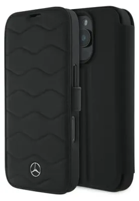 Immagine prodotto di Mercedes Mebkp16X23Rwrsk Iphone 16 Pro Max 6.9 Czarny/Nero Libreria Mb Waves Pelle