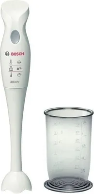 Image de Mixeur plongeant BOSCH MSM6B150, 300 W, Fonction Turbo, Blanc