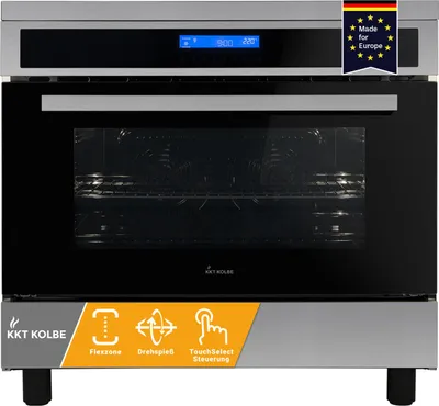 Image de KKT KOLBE Fours et cuisinières avec plaque à induction | 90 cm | 108 l | 4 zones | zone flexible | 9 niveaux de chaleur | CC9001IND