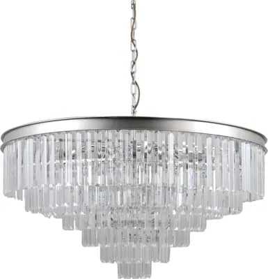 Zdjęcie produktu dla Żyrandol Verdes srebrny 14xE14x40W kryształ wym:120x85x85cm IP20 Italux