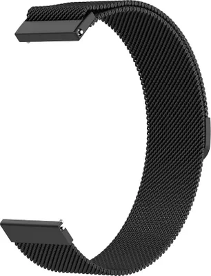 Produktbild von BStrap Milanese Armband für Garmin Vivoactive 4, black