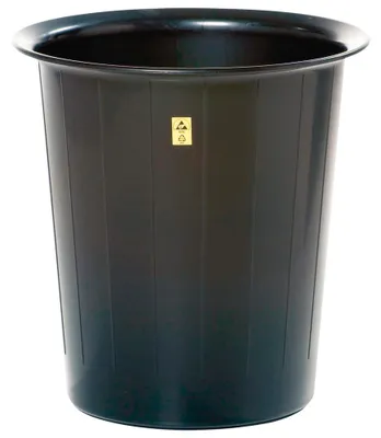 Produktbild von Warmbier Papierkorb, ESD, Volumen 14 l, Ø 300 mm, 320 mm 5180.850 (Mülleimer)