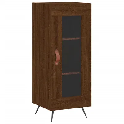 Produktbild von Sideboard Braun Eichen-Optik 34,5x34x90 cm Holzwerkstoff