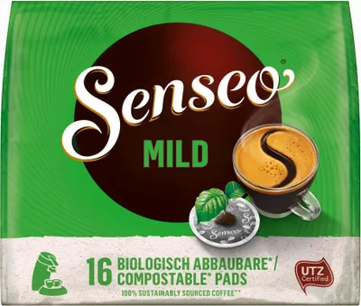Produktbild von Senseo Kaffeepads Mild, Feiner und Samtweicher Geschmack, Kaffee, neues Design, 10er Pack, 10 x 16 Pads