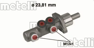 Produktbild von METELLI 05-0367 Bremszylinder Hauptbremszylinder für AUDI A6 Avant (4A5, C4) A6 Limousine (4A2, C4)