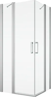 Obrázok produktu pre Kút krídlový Ronal Divera 90X90X200CM ALUCHROM/DURLUX D22DE2B0905022