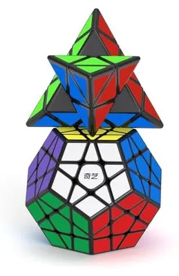 Zdjęcie produktu dla Kostki rubika zestaw 2 szt piramida dwunastościan speed cube dla dzieci