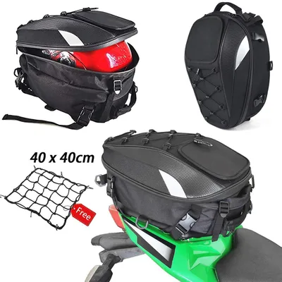 Zdjęcie produktu dla Torba motocyklowa, wodoodporna, do przewozu bagażu, z miejscem na kask