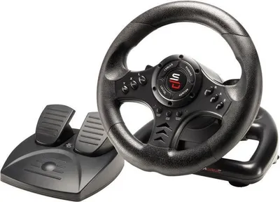 Obrázok produktu pre Závodný volant SUPERDRIVE SV450 s pedálmi, radiacimi páčkami, multiplatformou, kompatibilný so Switch/Xbox/PS4/PC, uhol 180°