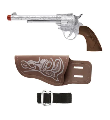 Obrázok produktu pre Pištoľová súprava Cowboy 3 ks. Pištoľ s puzdrom a