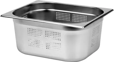Obrázok produktu pre Gastro podnos, podnos z nehrdzavejúcej ocele, perforovaný GN 1/2, 150 mm hlboký, 325 x 265 mm