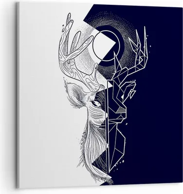 Produktbild von Bild auf Leinwand - Leinwandbild - Abstraktion modern - 60x60cm - Wand Bild - Wanddeko - Wandbilder - Leinwanddruck - Bilder - Kunstdruck - Wanddekoration - Leinwand bilder - Wandkunst - AC60x60-4059
