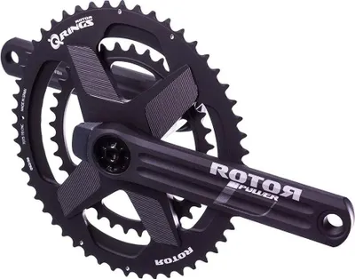 Produktbild von Rotor Inpower Road Direct Kurbelgarnitur Mit Leistungsmesser Schwarz 172.5 mm Schwarz 172.5 mm