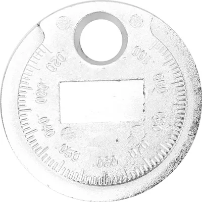 Productafbeelding van Autobougies - Afstandsmaat - Meetinstrument - Gereedschap 0,02–0,1 inch / 0,6-2,4 mm. Geschikt voor onderhoud en reparatie van roestvrijstalen bougies