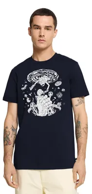 Produktbild von Spreadshirt Rick & Morty Raumportal Männer Premium T-Shirt, S, Navy