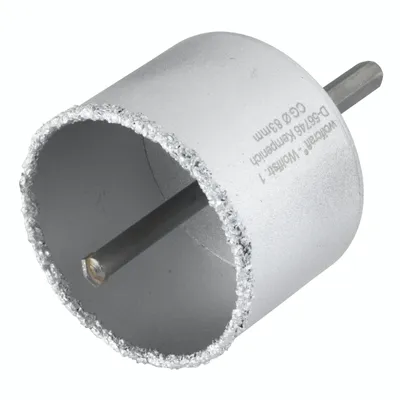 Produktbild von Wolfcraft® Bohrkranz HM mit Schaft & Bohrer Ø 83 mm