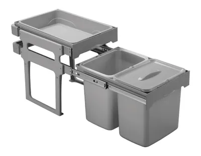Obrázok produktu pre Sinks EK9093 TANK 40 Odpadkový kôš - triedič, vstavaný, výsuvný 2x16l
